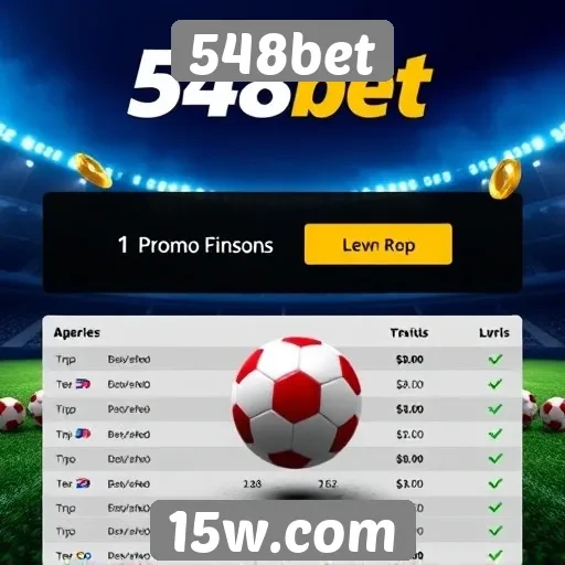 Comparação de bônus e promoções do 548bet