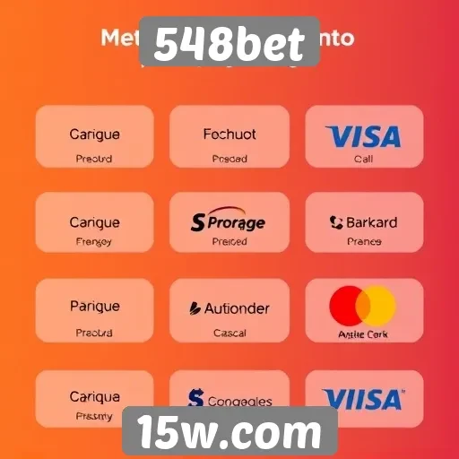 Métodos de pagamento aceitos pela plataforma 548bet