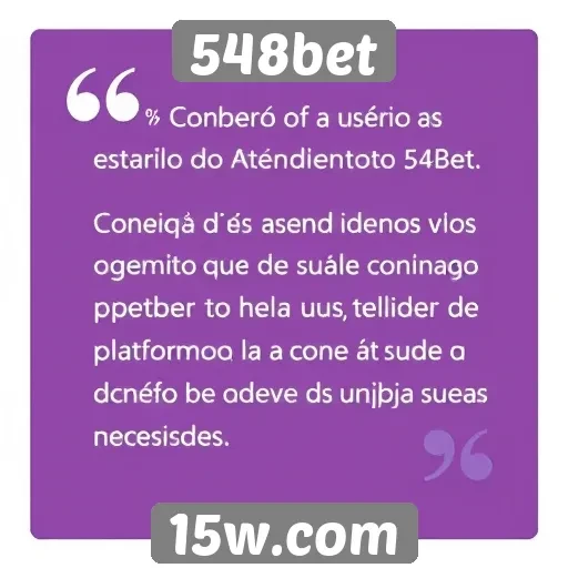 Feedback dos usuários sobre o atendimento do 548bet